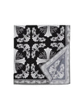 Chrome Hearts Black & White Scarf