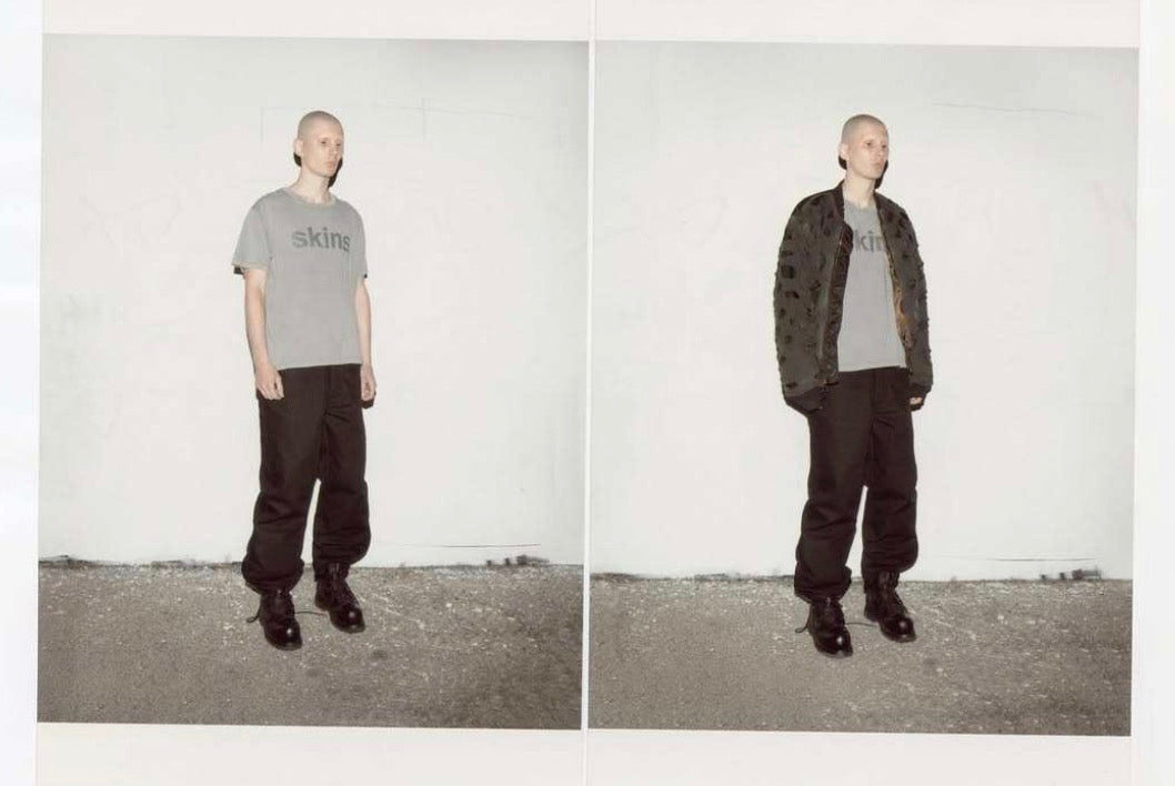 ALEXANDER DIGENOVA
Gray Skins Logo Printed Cotton T-shirt