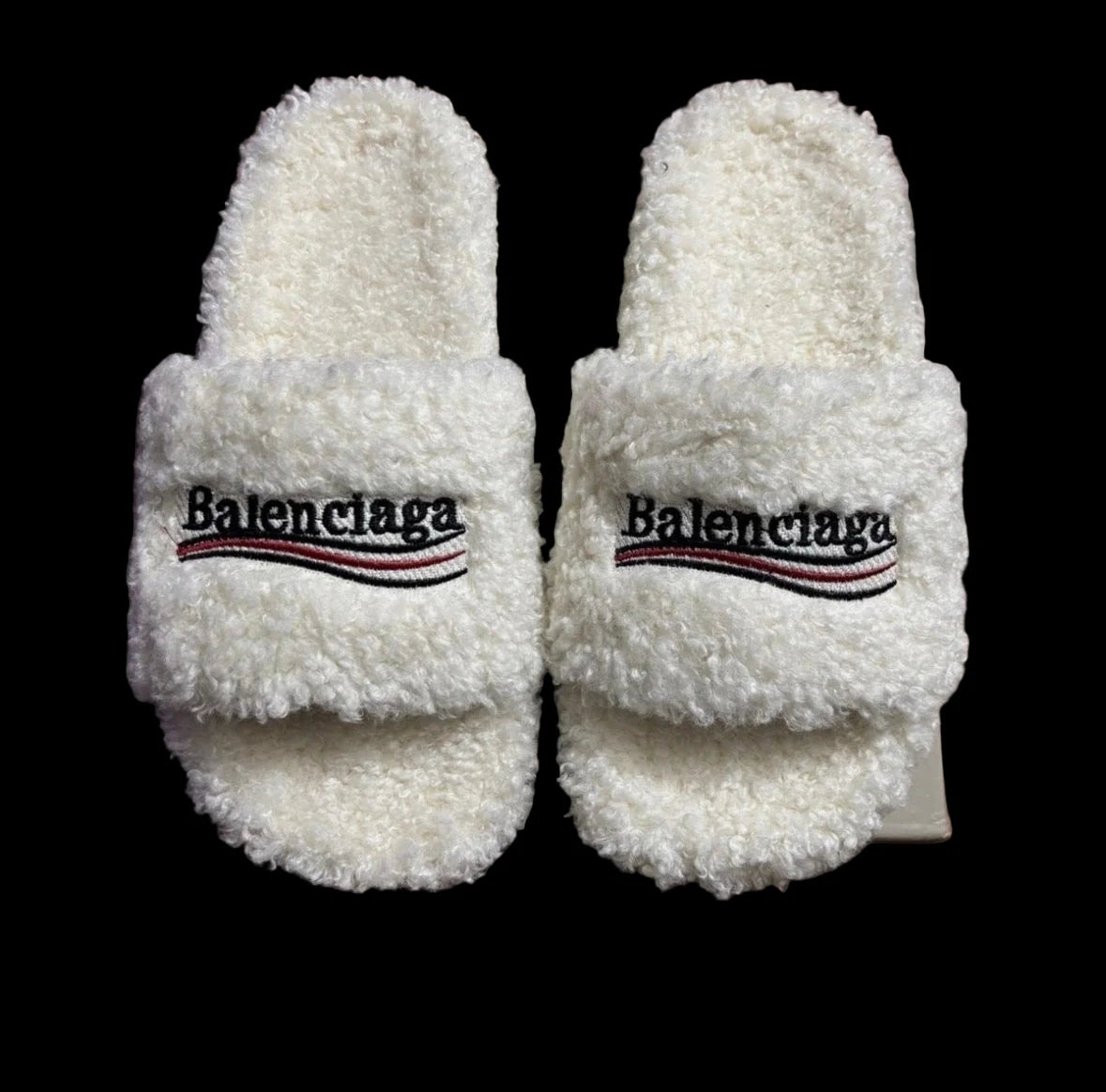 Balenciaga Furry Slides